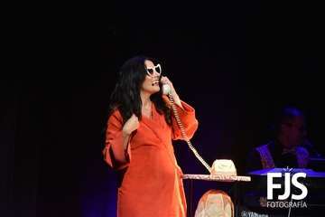 Espectáculo de la humorista y actriz Yanely Hernández en el Teatro de Telde/TA y Francisco Javier Santana.